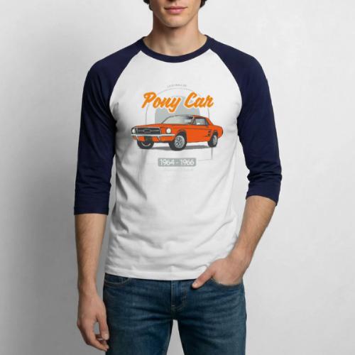 Legendary Pony Car - Unisex Baseball T-Shirt