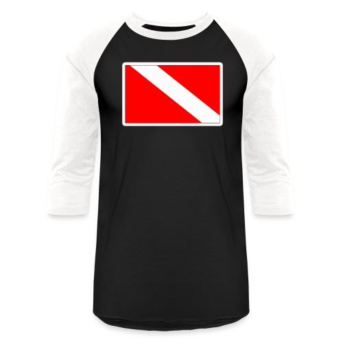 Diving flag - Unisex Baseball T-Shirt