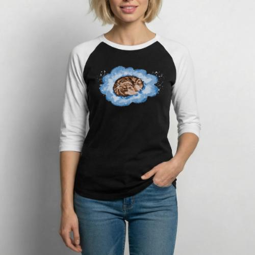 Sleepy husky - Unisex Baseball T-Shirt