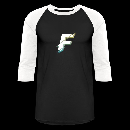 Fabs Rainbow Logo - Unisex Baseball T-Shirt