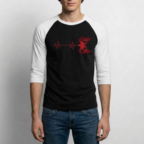 Pulse: Live to Game - Unisex Baseball T-Shirt