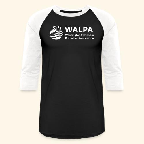 WALPA White logo - Unisex Baseball T-Shirt
