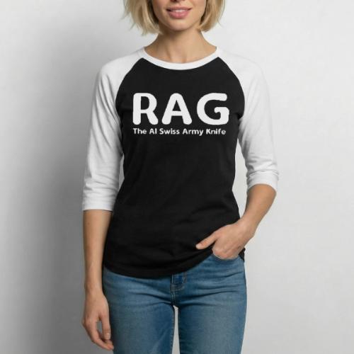 RAG – The AI Swiss Army Knife - Unisex Baseball T-Shirt