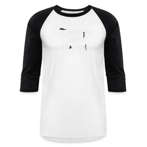 Cornerstone Theater Players (Light) - Unisex Baseball T-Shirt