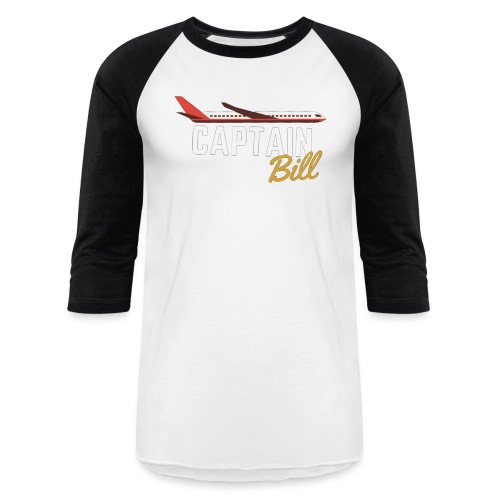Captain Bill Avaition products - Unisex Baseball T-Shirt