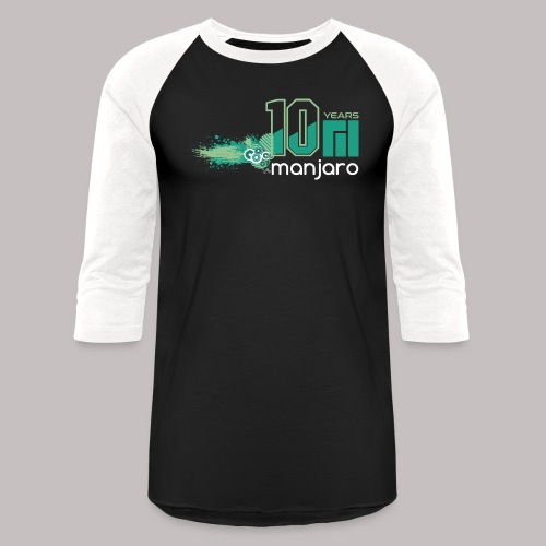 Manjaro 10 years splash v2 - Unisex Baseball T-Shirt