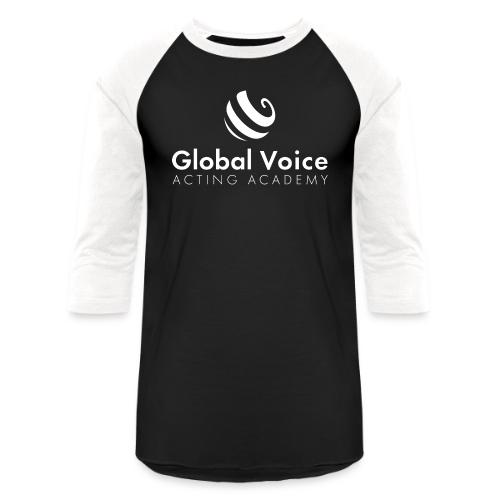 GVAA Stacked White - Unisex Baseball T-Shirt