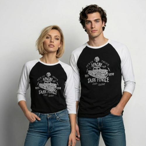 Chevy Pick Up Truck - Task Force - Unisex Baseball T-Shirt