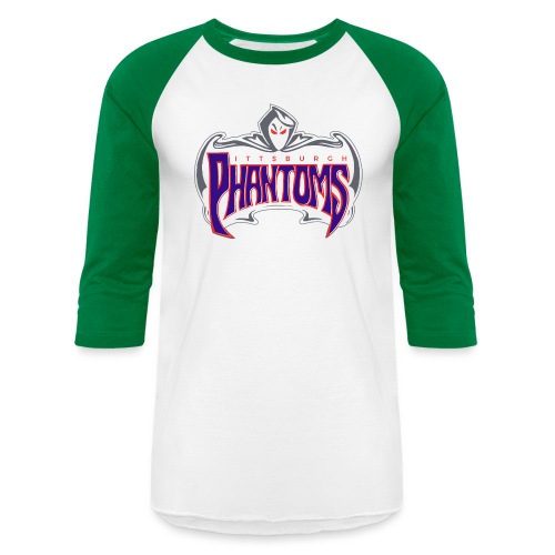 Pittsburgh Phantoms (Roller Hockey) - Unisex Baseball T-Shirt