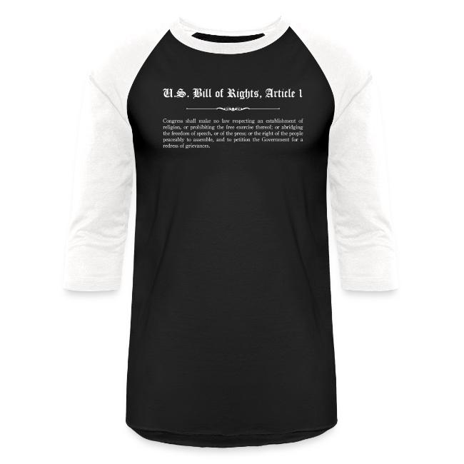 U.S. Bill of Rights - Article 1