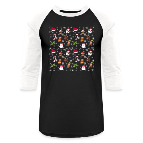 Christmas Pattern - Unisex Baseball T-Shirt
