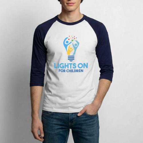 Lights On For Children - Unisex Baseball T-Shirt