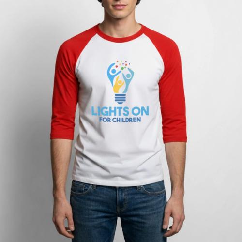 Lights On For Children - Unisex Baseball T-Shirt