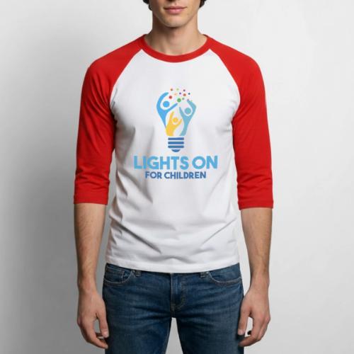 Lights On For Children - Unisex Baseball T-Shirt