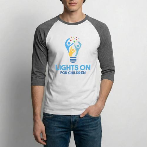Lights On For Children - Unisex Baseball T-Shirt