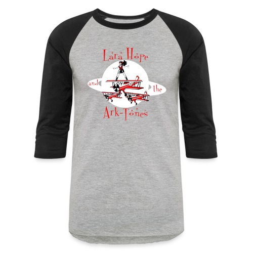 Lara Hope's flying circus - Unisex Baseball T-Shirt