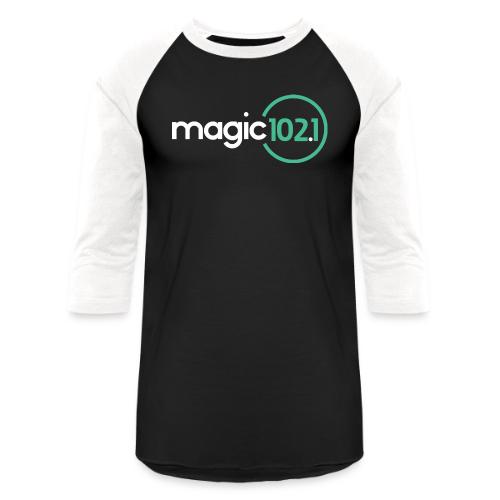 Magic 102.1 Main Logo - Unisex Baseball T-Shirt