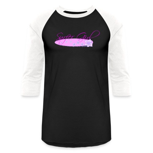 Surfer Girl - Unisex Baseball T-Shirt