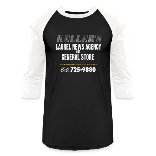 Keller's Faded Lettering (Gildan Tee) - Unisex Baseball T-Shirt