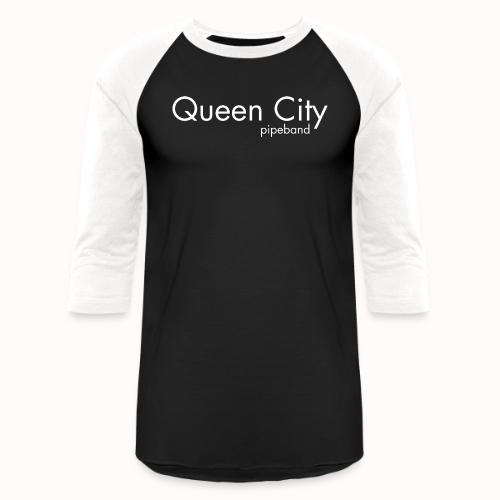 Queen City white - Unisex Baseball T-Shirt