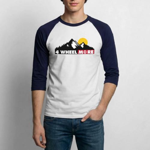 4 wheel More Logo - Unisex Baseball T-Shirt
