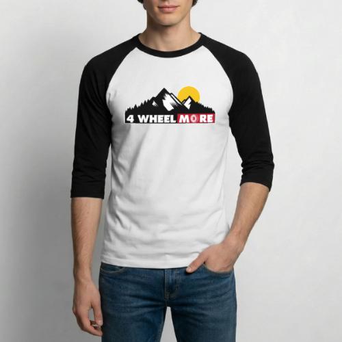4 wheel More Logo - Unisex Baseball T-Shirt