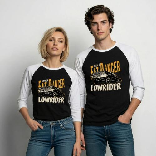Chevy Impala - Fat Dancer - Unisex Baseball T-Shirt