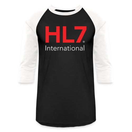 HL7 International Logo - Reverse - Unisex Baseball T-Shirt