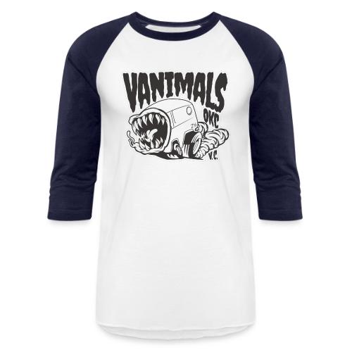 Animal the Vanimal black and white - Unisex Baseball T-Shirt