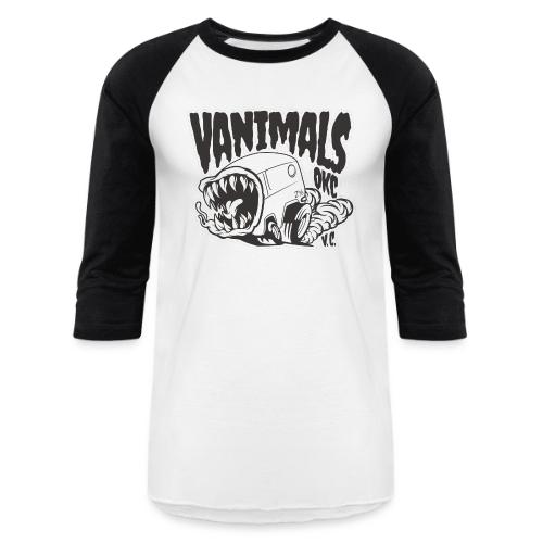 Animal the Vanimal black and white - Unisex Baseball T-Shirt