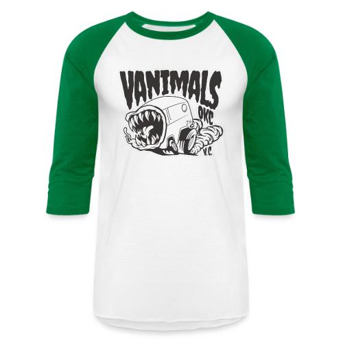 Animal the Vanimal black and white - Unisex Baseball T-Shirt
