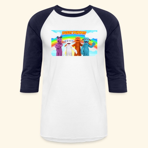 Fuzzy Characters - Unisex Baseball T-Shirt