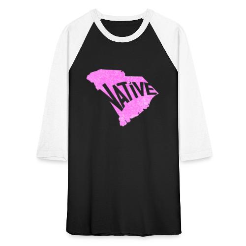 South Carolina Native_Pink - Unisex Baseball T-Shirt