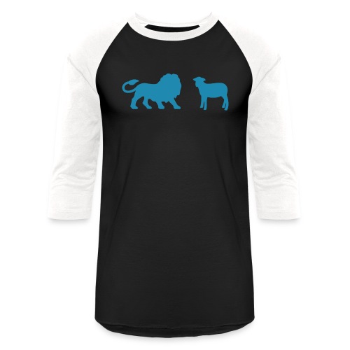Lion and the Lamb - Unisex Baseball T-Shirt