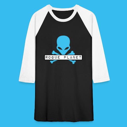 Rogue Planet Alien Skull - Unisex Baseball T-Shirt