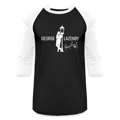 LOGO BLANC George Lazenby - T-shirt de baseball unisexe