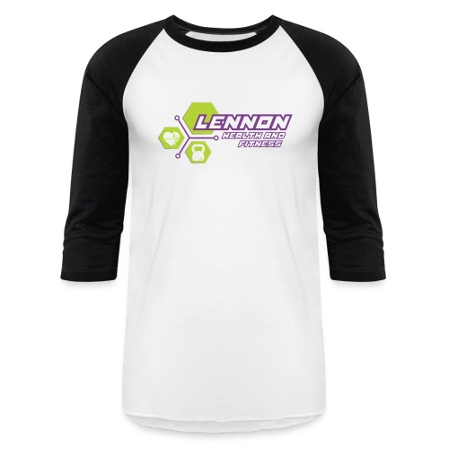 Lennon Health n Fitness Signature range - Unisex Baseball T-Shirt