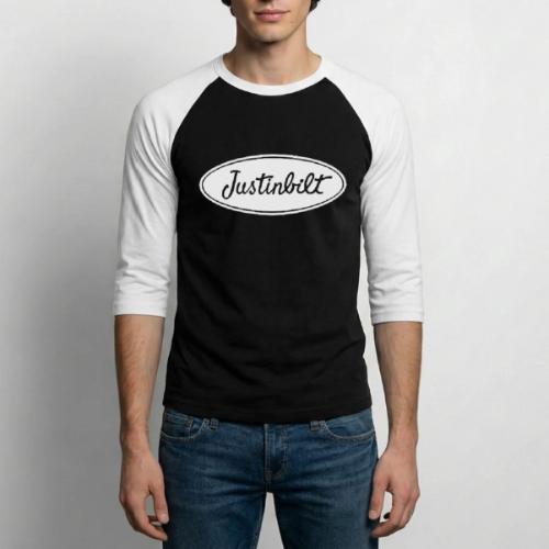 Justinbilt white - Unisex Baseball T-Shirt