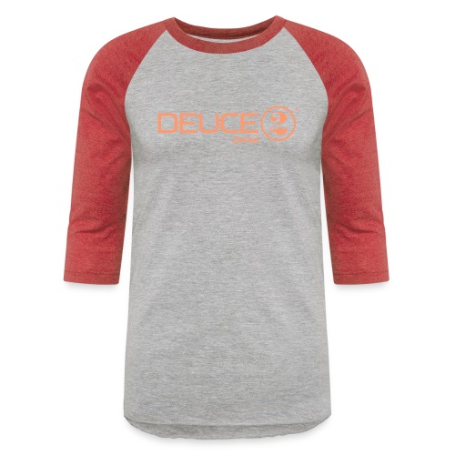 Deuce Drone Full Logo - Unisex Baseball T-Shirt