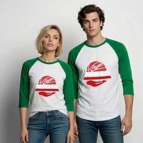 YOU BEEN SERVED - Unisex Baseball T-Shirt