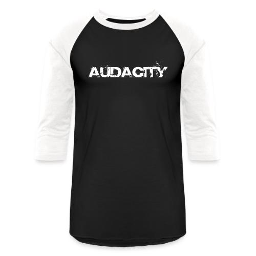 White Logo - Unisex Baseball T-Shirt
