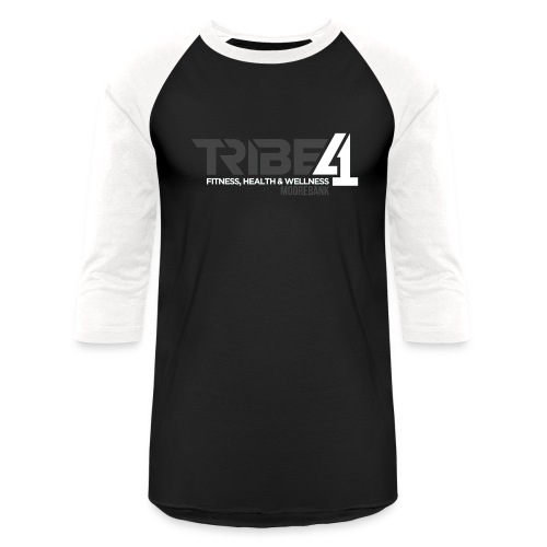 T41 Grey and White Logo - Unisex Baseball T-Shirt