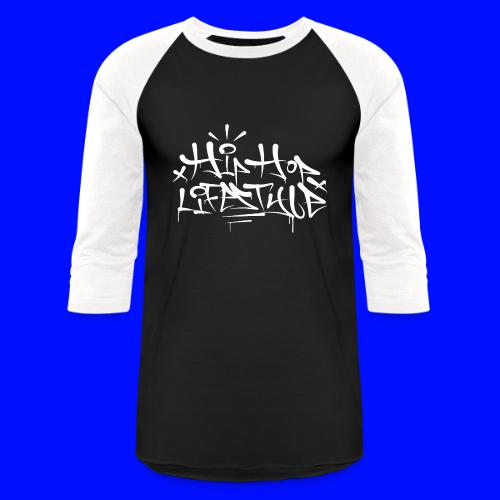 Hip Hop Lifestyle Graffiti Tag - Unisex Baseball T-Shirt