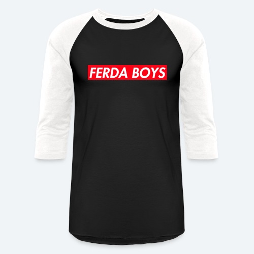 Ferda Boys Box logo - Unisex Baseball T-Shirt