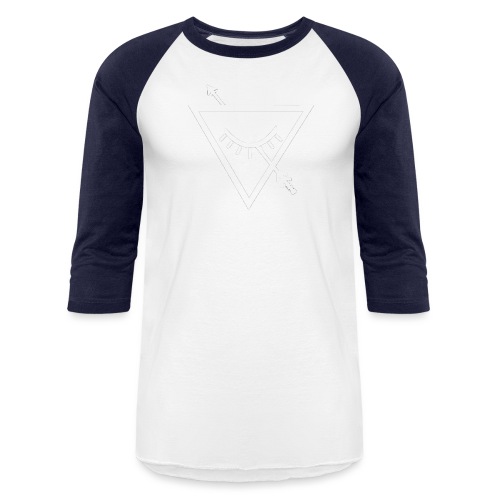 Urban Roots Symbol White - Unisex Baseball T-Shirt