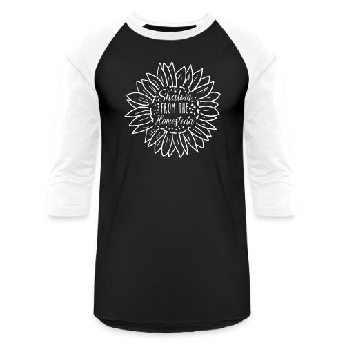 Shalom from the Homestead - Unisex Baseball T-Shirt