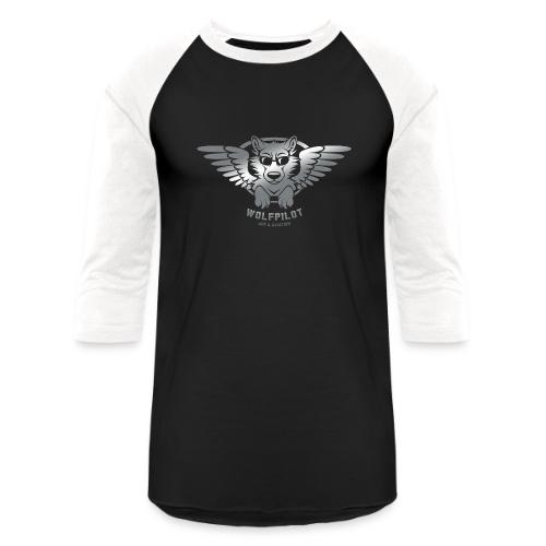 Wolfpilot Logo Silver - Unisex Baseball T-Shirt