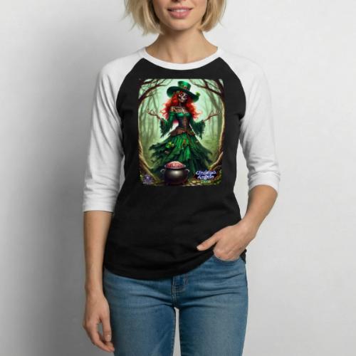 Fiona Undead Angel Leprechaun Queen #DFZ-005 - Unisex Baseball T-Shirt