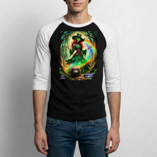 Fiona Undead Angel Leprechaun Queen #DFZ-004B - Unisex Baseball T-Shirt