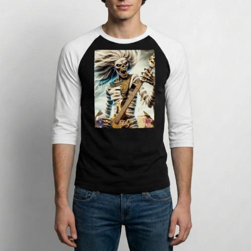Monster Mosh 2024 Tour Ahy Bass Guitar #D-003C - Unisex Baseball T-Shirt